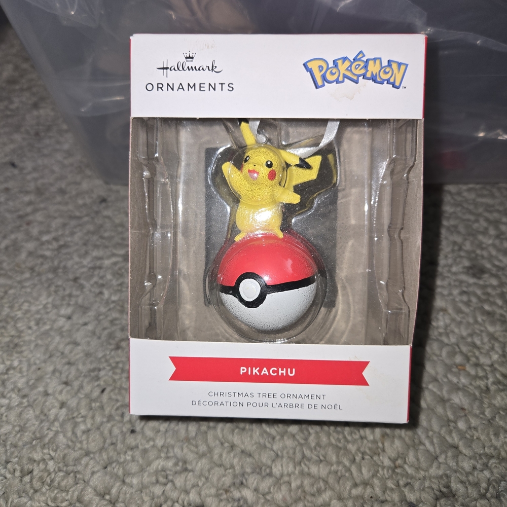 Pokemon Pikachu Hallmark Keepsake Collectible Christmas Ornament